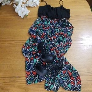 City Triangles Maxi Dress